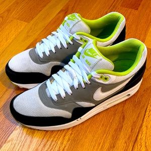 Air Max 1 White/Medium Grey-Black 2013 - US Men 8.5